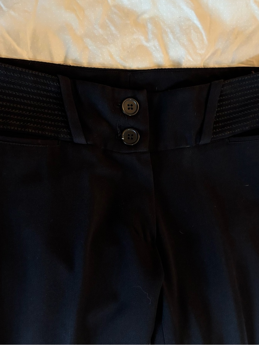 Michel USA Black Dress Pants - Classic Straight Leg - Picture 9 of 14